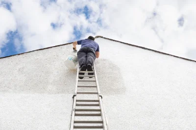 Peinture extérieure à Nizerolles — façades et ravalement